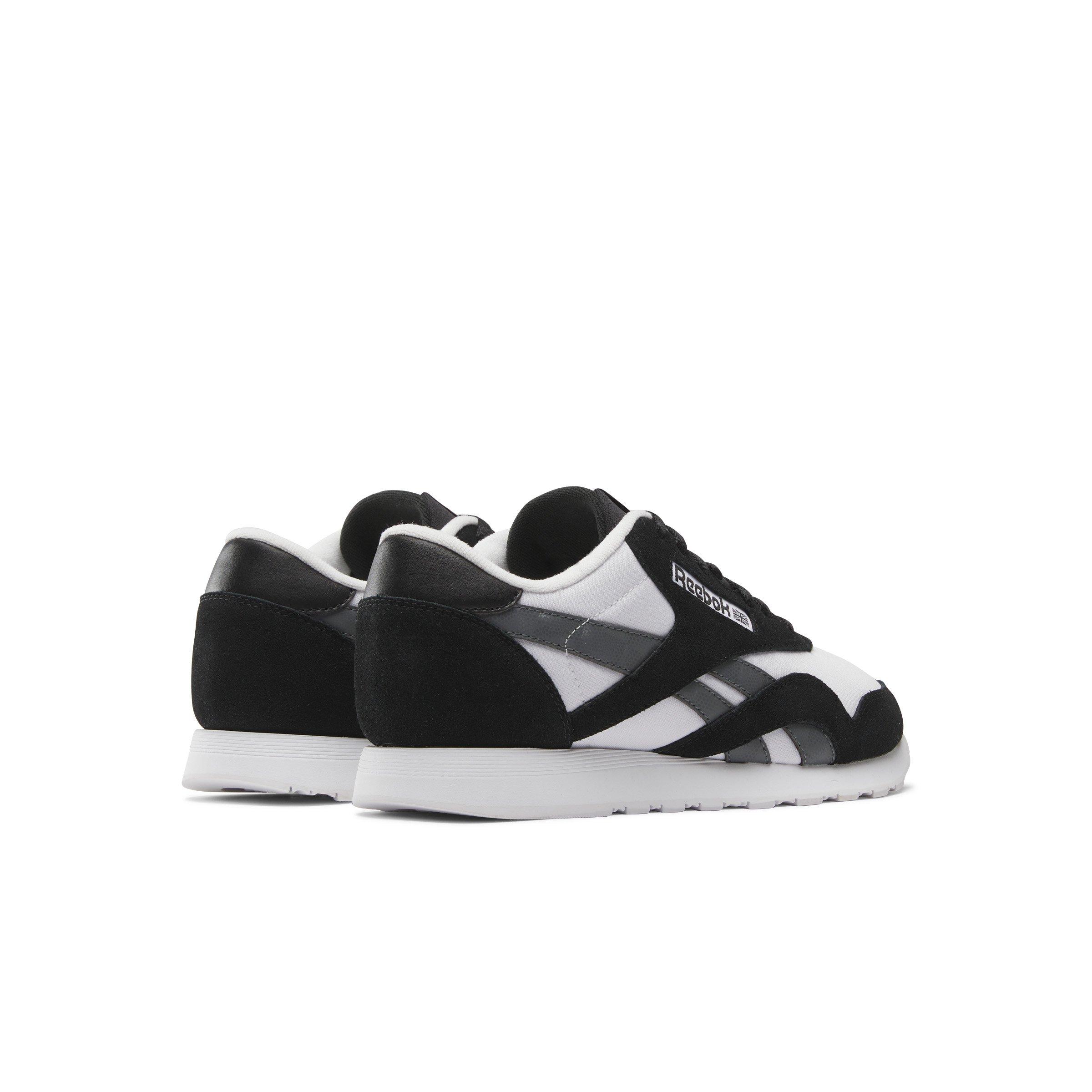 Reebok Classic Nylon "Ftwr White/Core Black" Men's Shoe - WHITE/WHITE/BLACK Thumbnail View 3