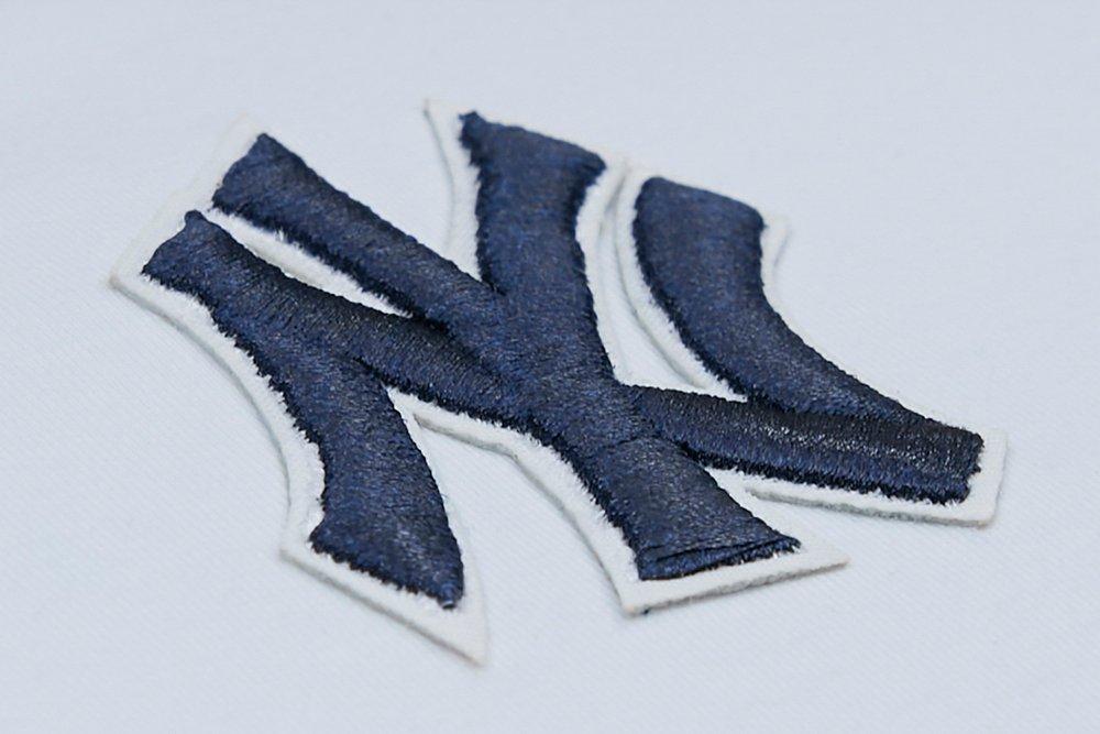 Pro Standard Women's MLB New York Yankees Classic Short Sleeve SJ Slim Fit Top -White - WHITE Thumbnail View 6