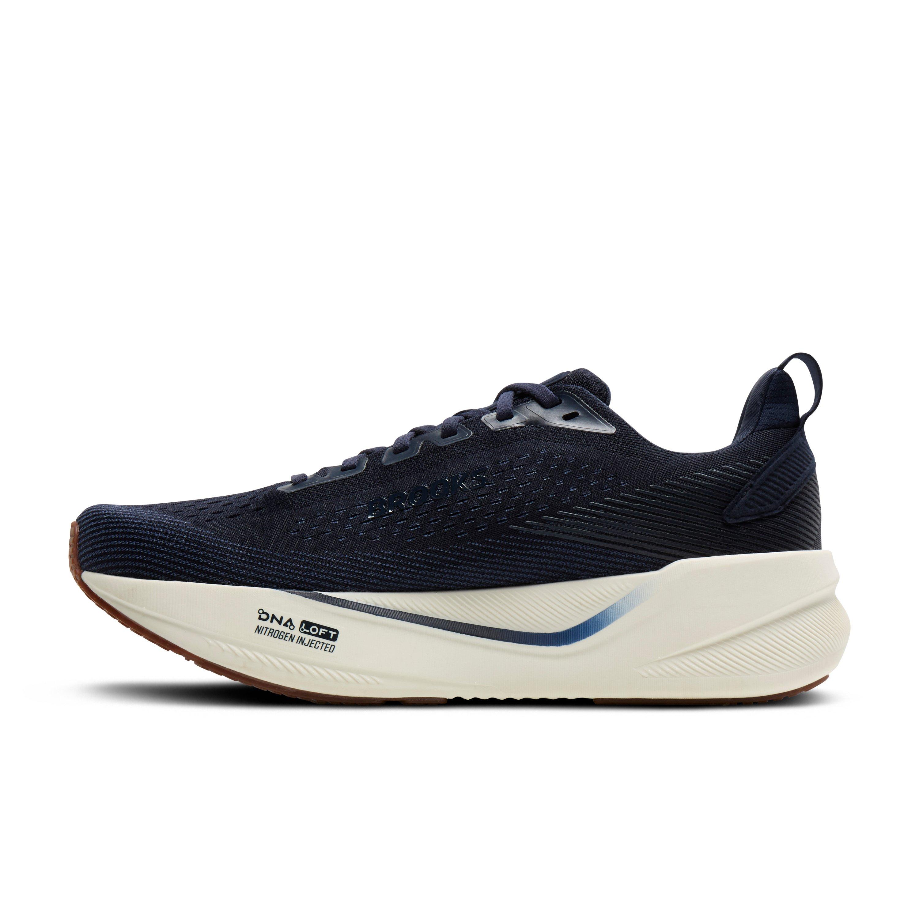 Brooks Ghost Max 4 "Navy/Navy/Biscuit" Men's Wide Running Shoe - NAVY/NAVY/BISCUIT