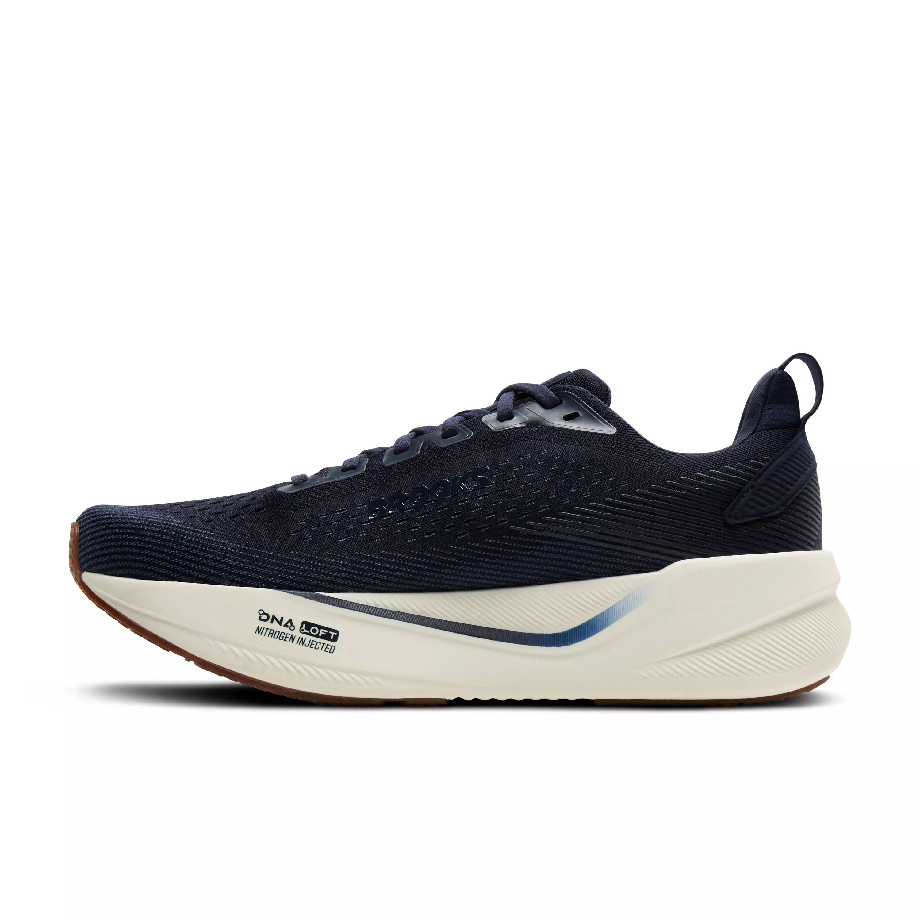 Brooks Ghost Max 4 "Navy/Navy/Biscuit" Men's Wide Running Shoe - NAVY/NAVY/BISCUIT