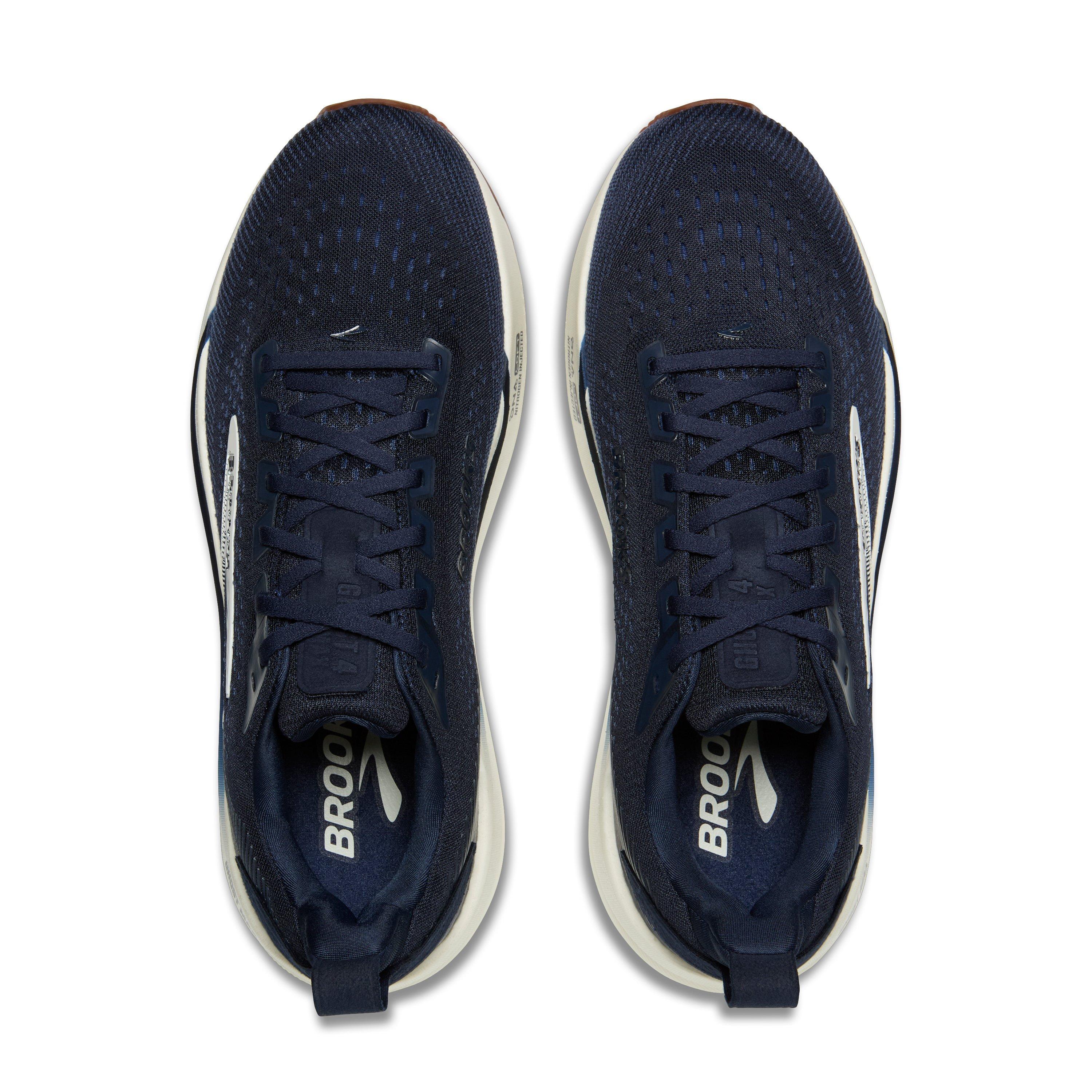 Brooks Ghost Max 4 "Navy/Navy/Biscuit" Men's Wide Running Shoe - NAVY/NAVY/BISCUIT