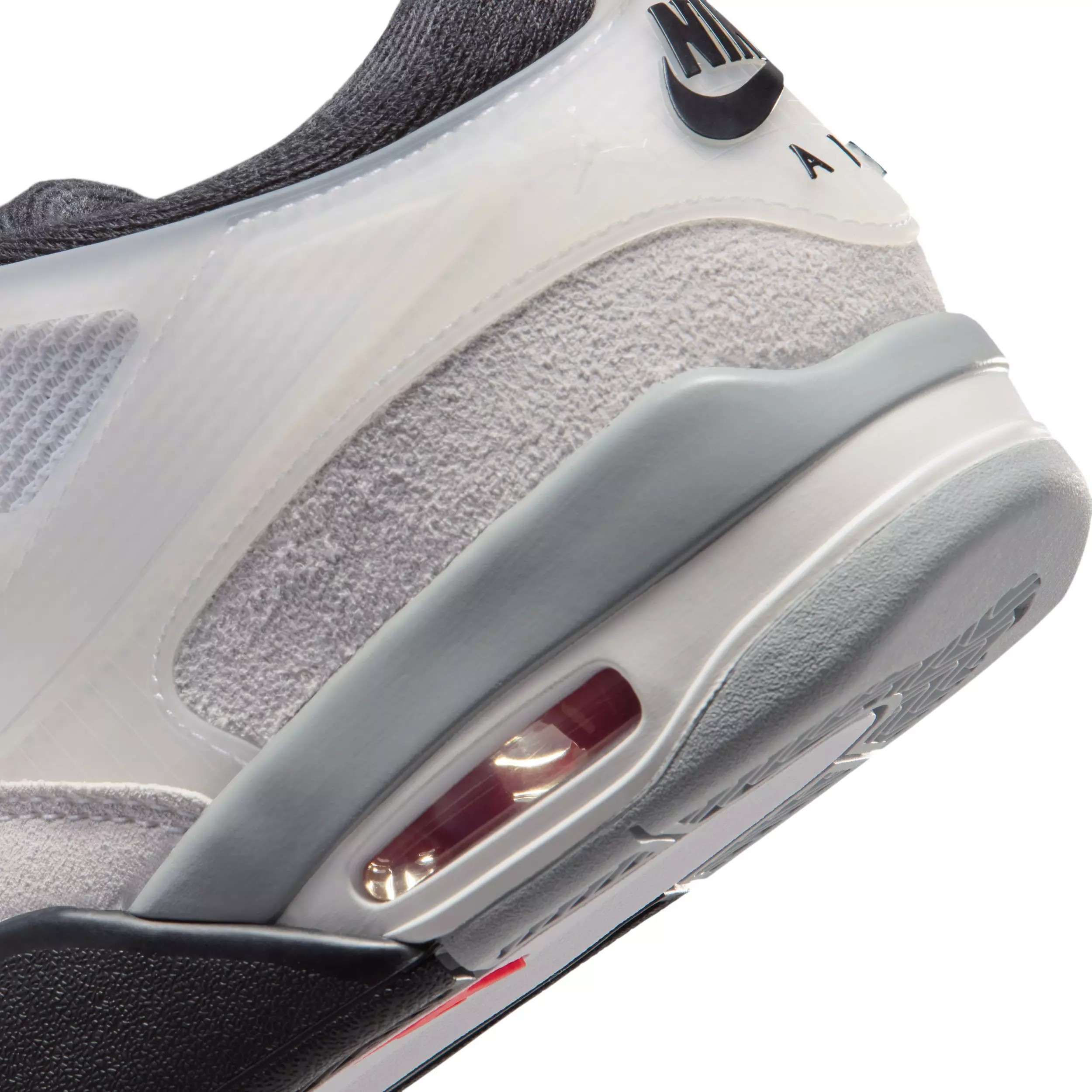 Jordan RM 4 "White/Infrared 23/Light Smoke Grey/Black" Grade School Boys' Shoe - WHITE/INFRARED/LT GREY/BLACK