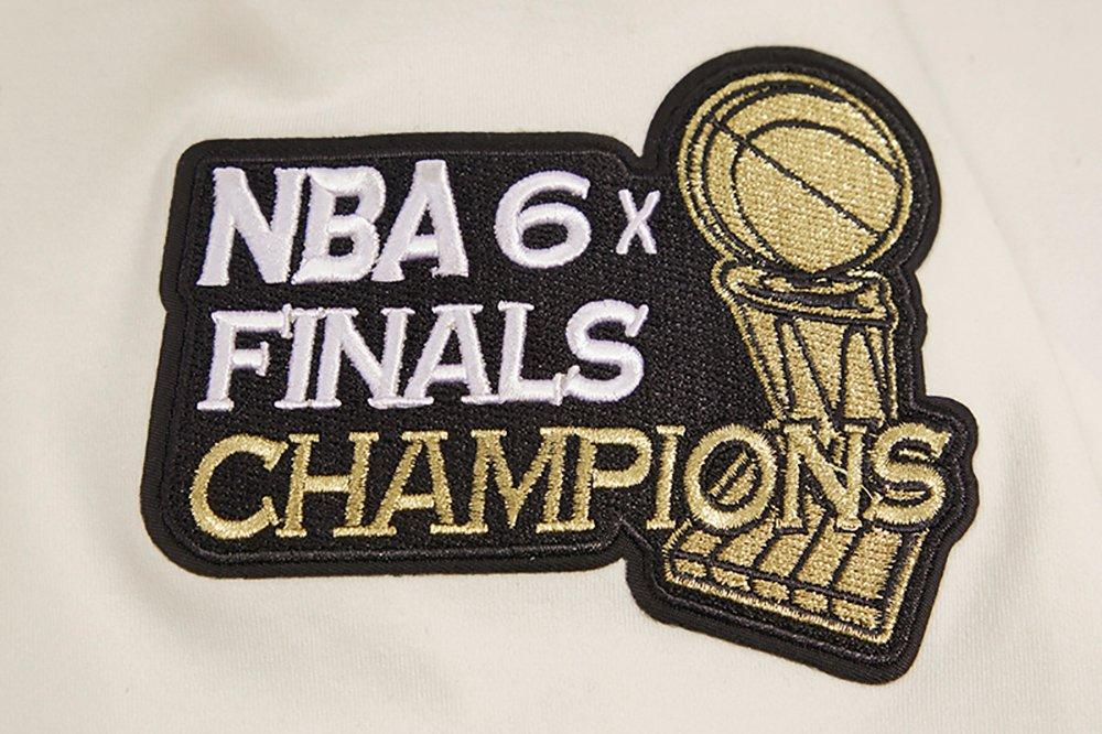 Pro Standard Men's NBA Chicago Bulls Retro Classic Double Knit Tee -Eggshell/Red - EGGSHELL/RED Thumbnail View 8