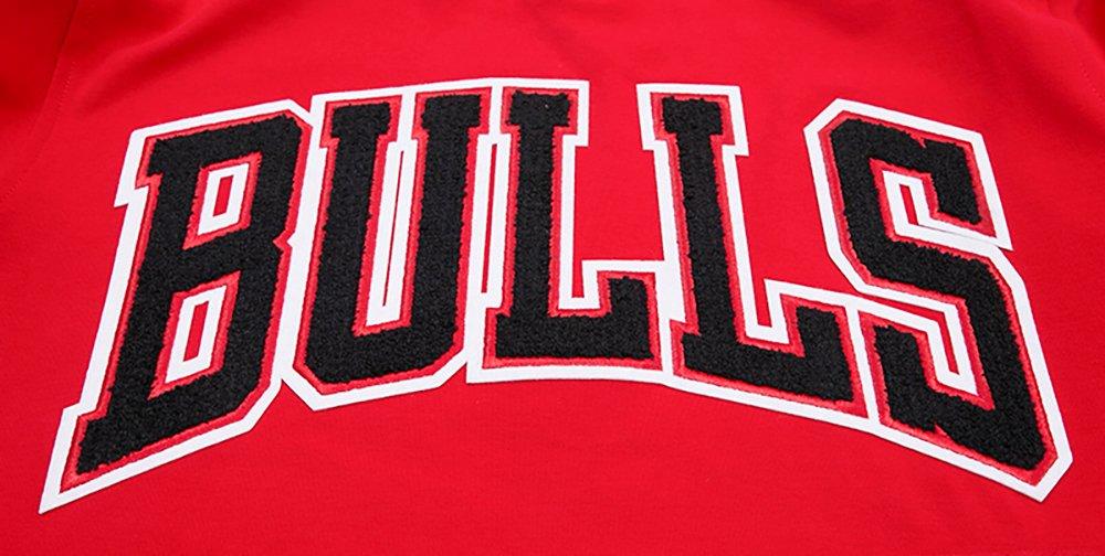 Pro Standard Men's NBA Chicago Bulls Retro Classic Double Knit Tee -Red/Black - RED/BLACK Thumbnail View 5