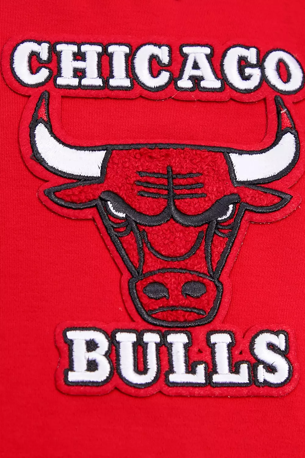 Pro Standard Men's NBA Chicago Bulls Retro Classic Double Knit Tee -Red/Black - RED/BLACK