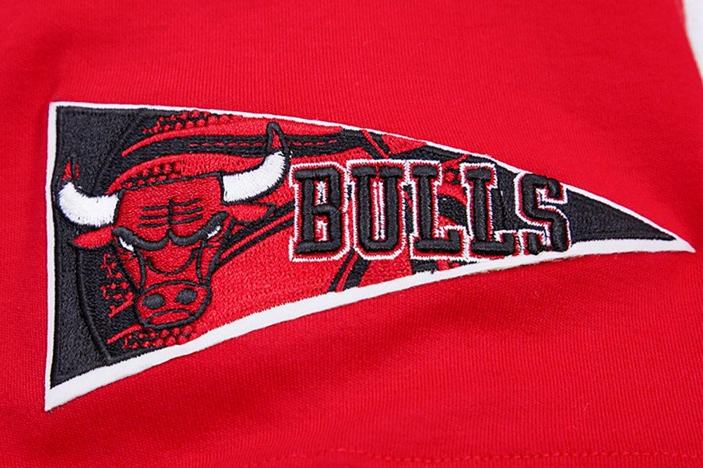 Pro Standard Men's NBA Chicago Bulls Retro Classic Double Knit Tee -Red/Black - RED/BLACK Thumbnail View 7