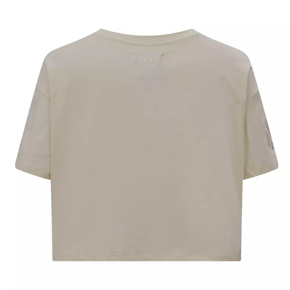 Pro Standard Women's MLB New York Yankees Neutral SJ Boxy Top - Tan - TAN