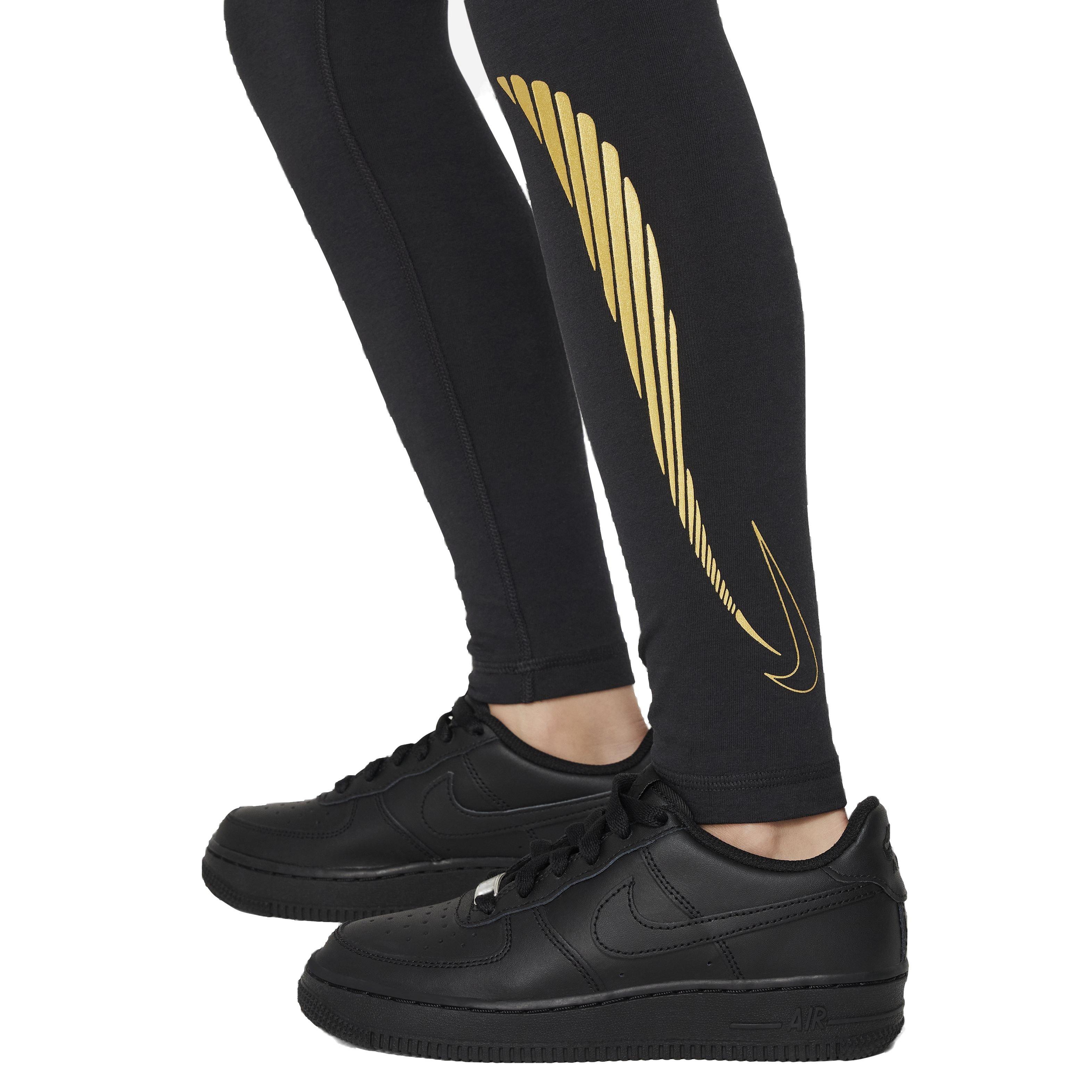 Gold hotsell nike tights