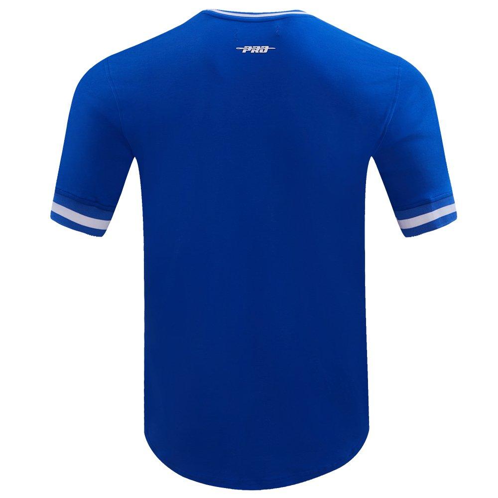 Pro Standard Men's NBA Golden State Warriors Retro Classic Double Knit Tee - Royal - ROYAL Thumbnail View 2