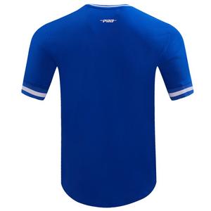 Pro Standard Men's NBA Golden State Warriors Retro Classic Double Knit Tee -Royal