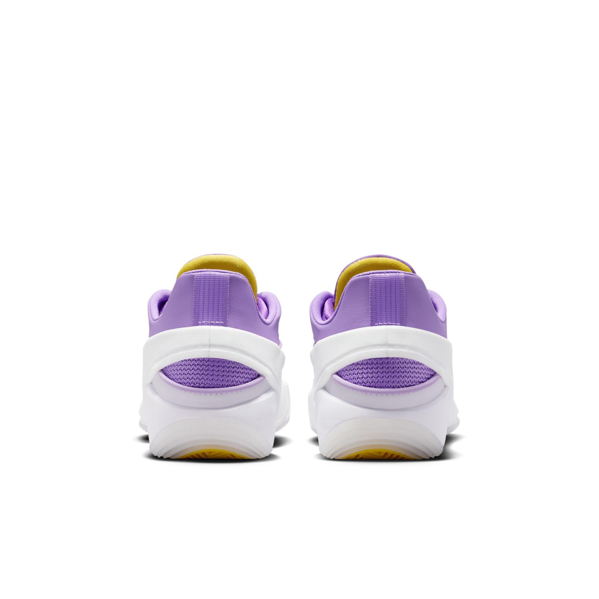 Jordan Luka 5 "Lakers" Grade School Kids' Basketball Shoe - SAIL/DYNAMIC YELLOW/MUSLIN Thumbnail View 10