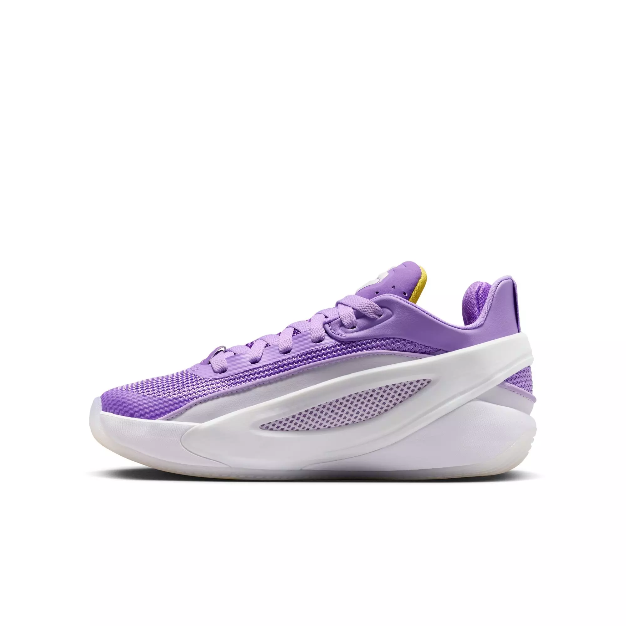 Jordan Luka 5 "Lakers" Grade School Kids' Basketball Shoe - SAIL/DYNAMIC YELLOW/MUSLIN