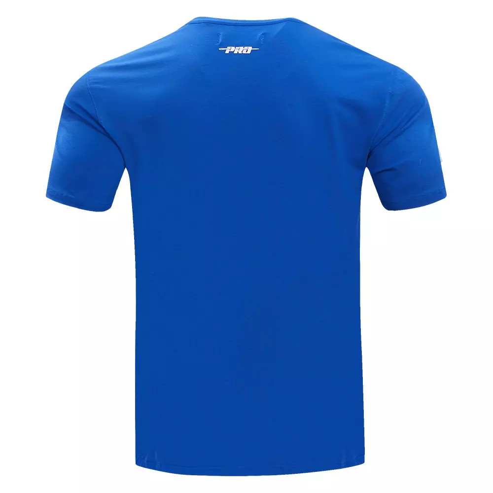 Pro Standard Men's NBA Golden State Warriors Retro Classic SJ Striped Tee -Royal Blue - ROYAL