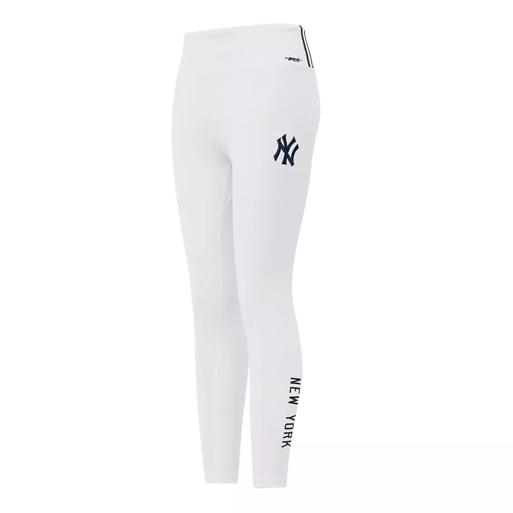 Pro Standard Women's MLB New York Yankees​ Classic Jersey Leggings -White - WHITE