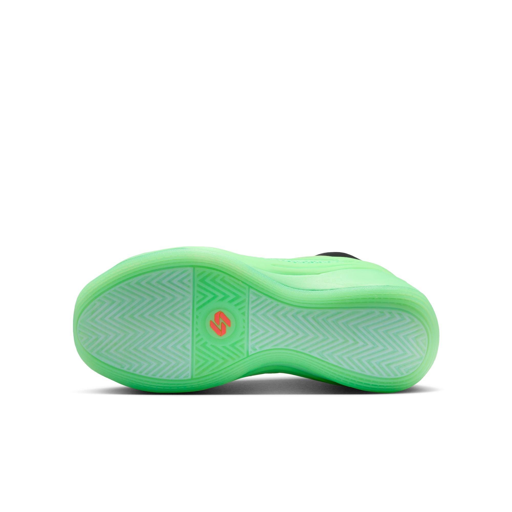 Jordan Luka 5 "Venom" Grade School Kids' "Illusion Green" Basketball Shoe - ILLUSION GREEN/BLACK Thumbnail View 11