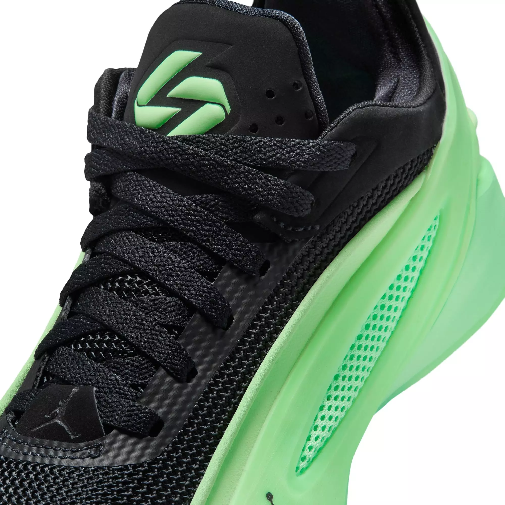 Jordan Luka 5 "Venom" Grade School Kids' "Illusion Green" Basketball Shoe - ILLUSION GREEN/BLACK
