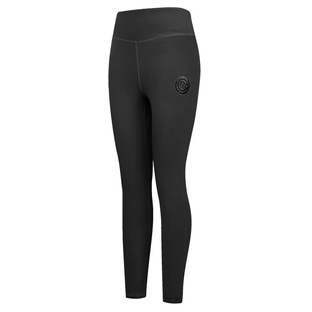 Pro Standard Women's MLB Chicago Cubs Neutral HW Jersey Legging -Black - BLACK