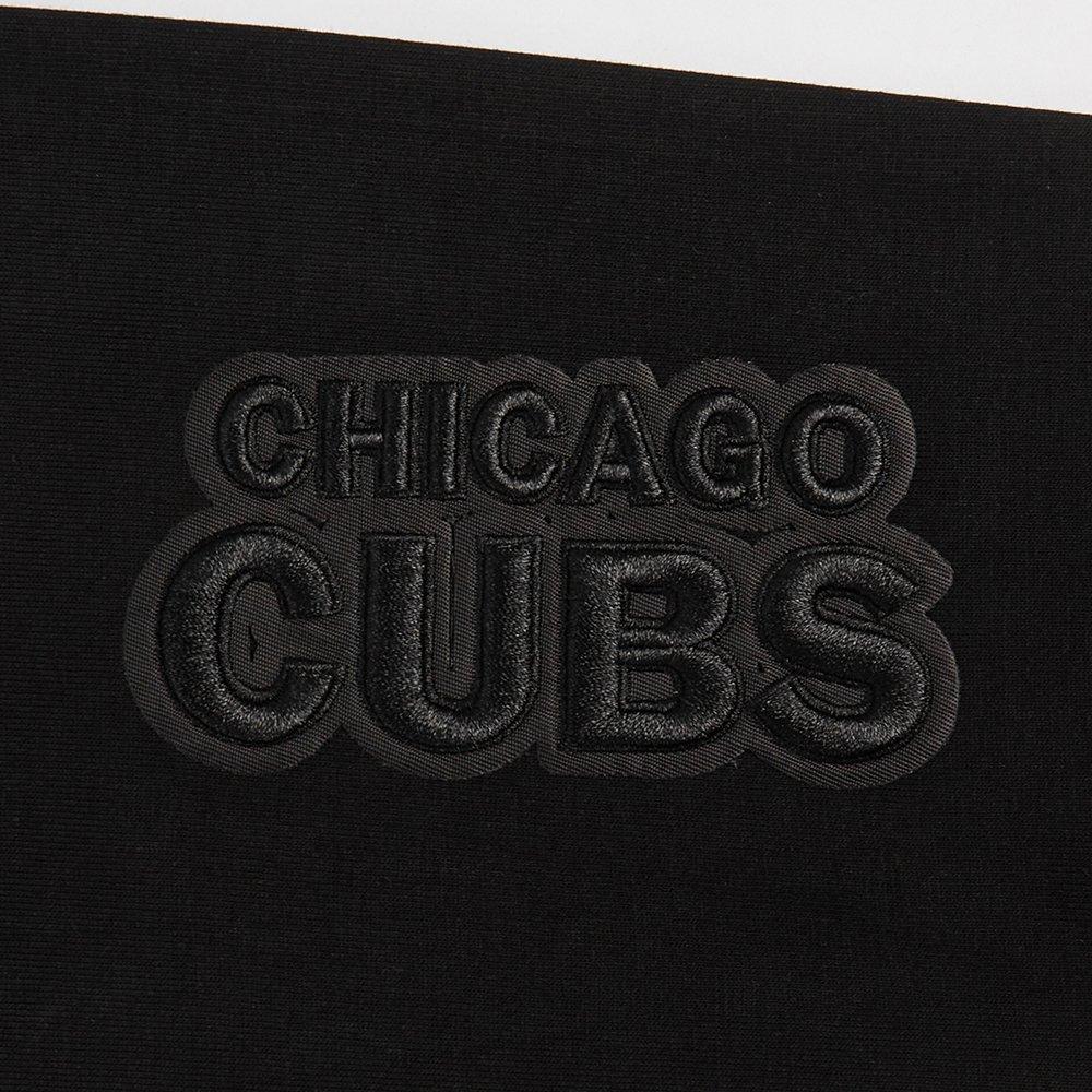 Pro Standard Women's MLB Chicago Cubs Neutral HW Jersey Legging - Black - BLACK Thumbnail View 5