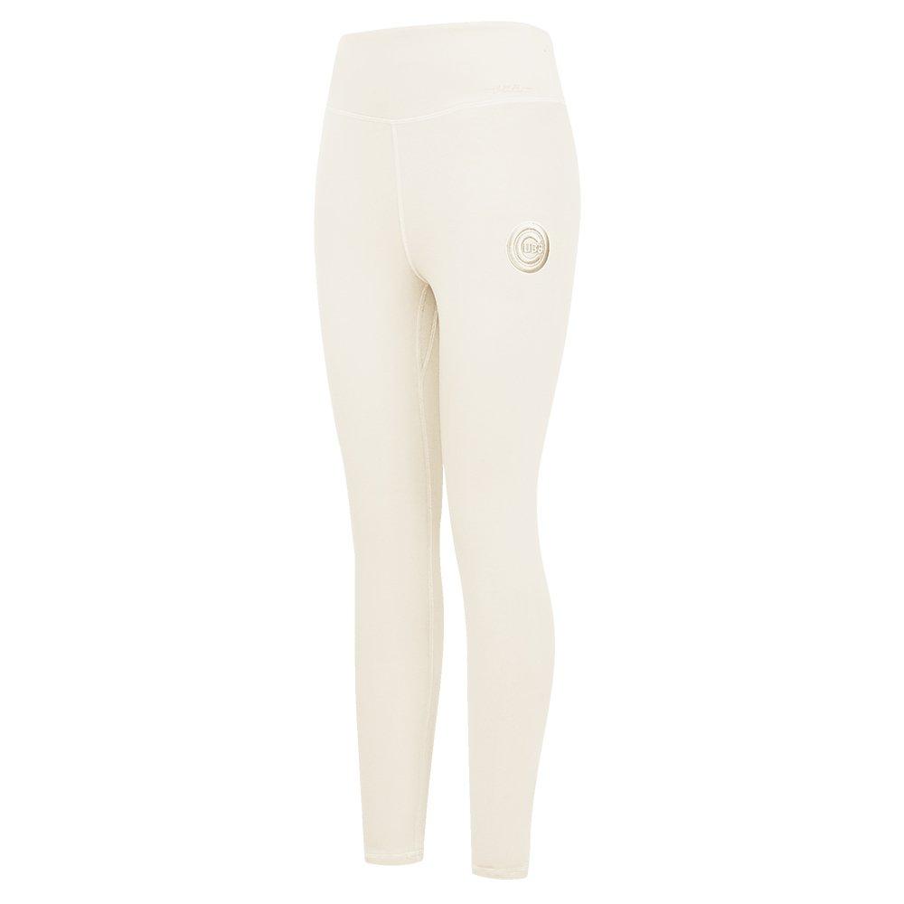 Pro Standard Women's MLB Chicago Cubs Neutral HW Jersey Legging - Cream - CREAM Thumbnail View 3