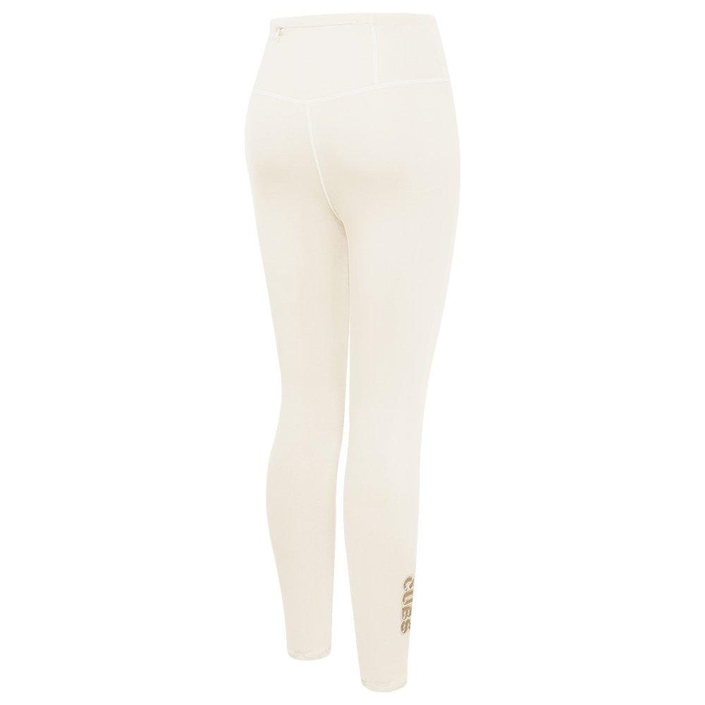 Pro Standard Women's MLB Chicago Cubs Neutral HW Jersey Legging -Cream - CREAM Thumbnail View 4