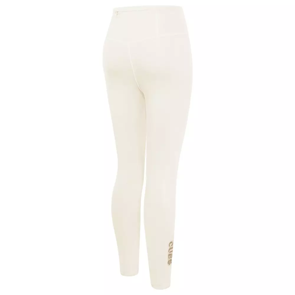 Pro Standard Women's MLB Chicago Cubs Neutral HW Jersey Legging -Cream - CREAM