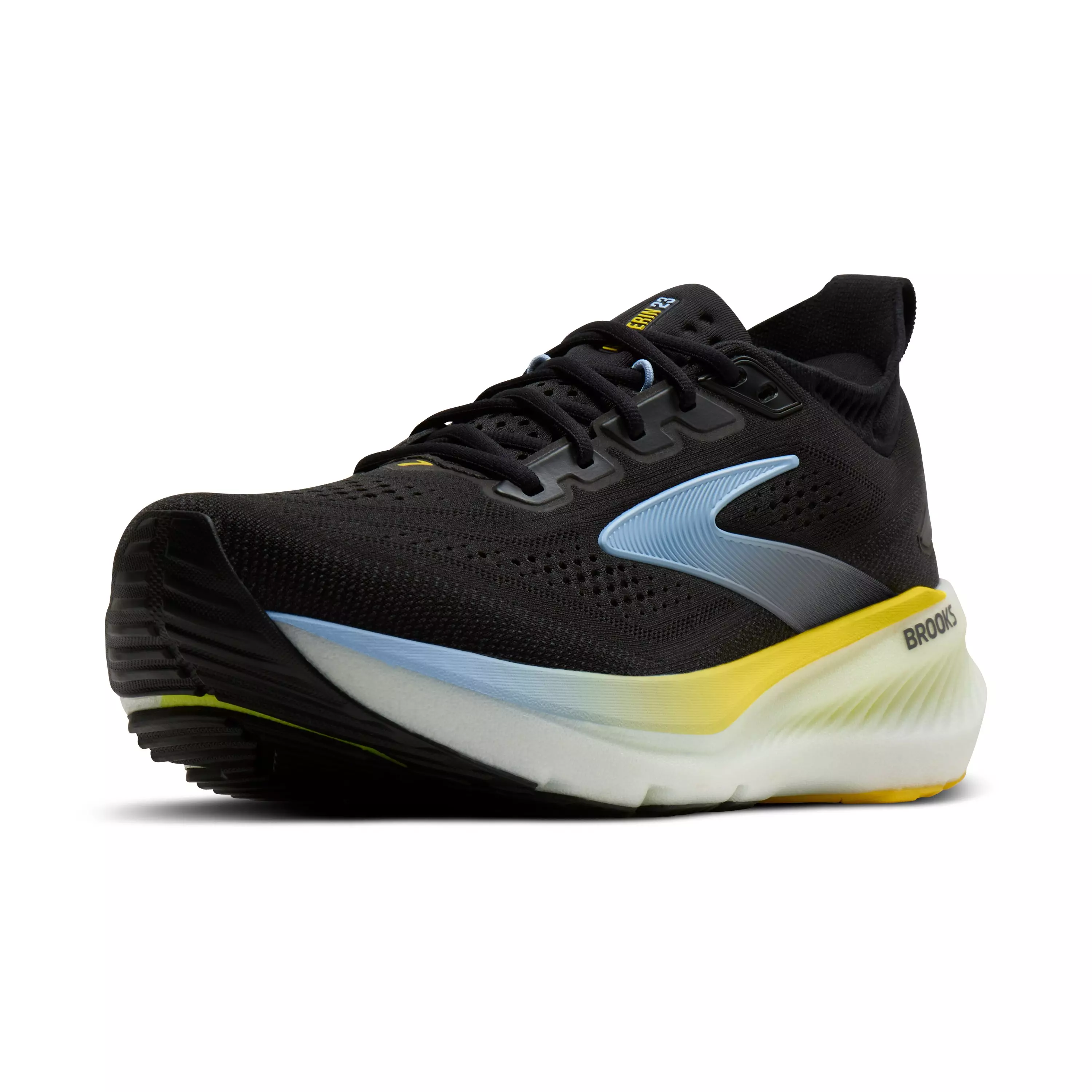 Brooks Glycerin 23 "Black/Cyber Yellow/Nightlife" Men's Running Shoe - BLACK/YELLOW/NIGHTLIFE