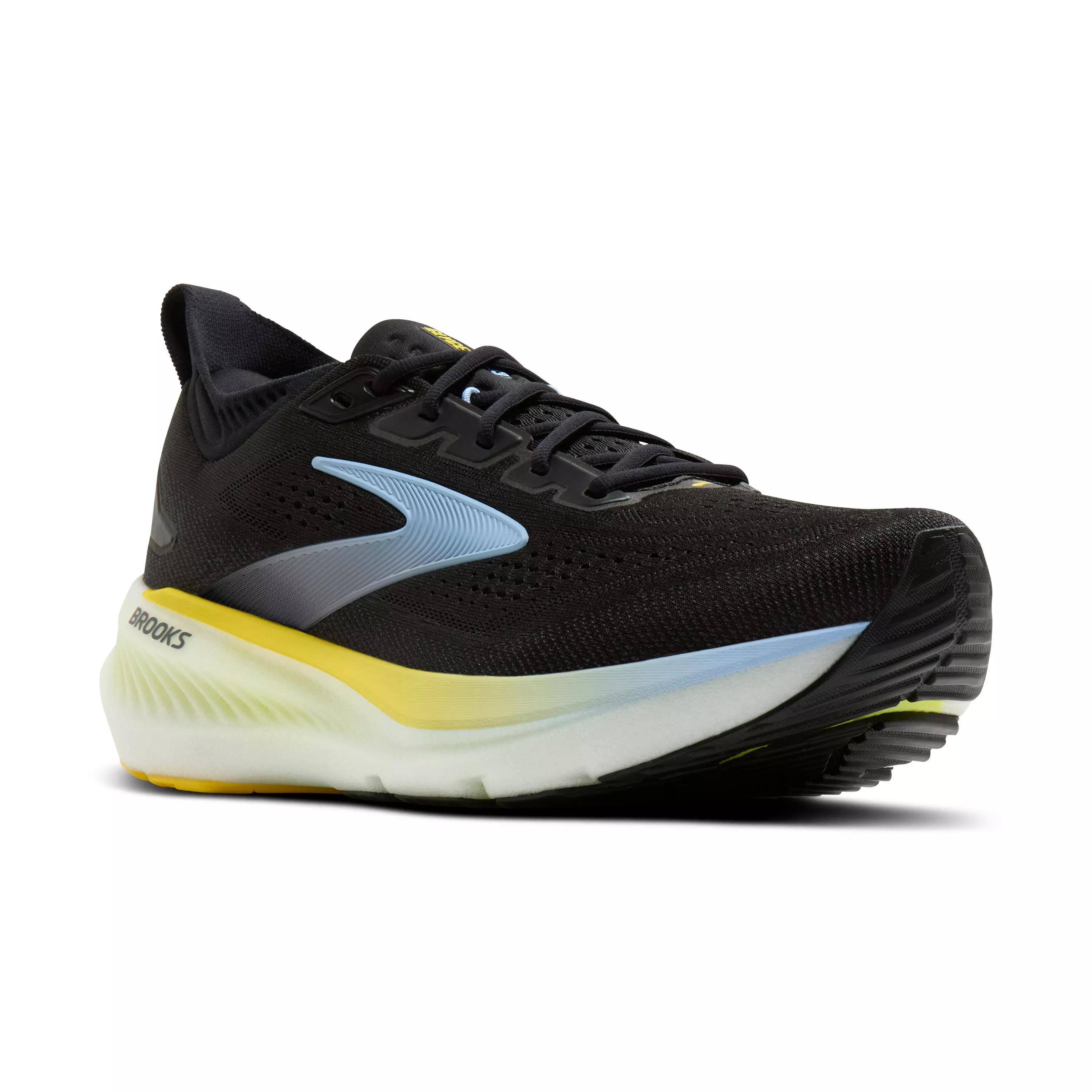 Brooks Glycerin 23 "Black/Cyber Yellow/Nightlife" Men's Running Shoe - BLACK/YELLOW/NIGHTLIFE