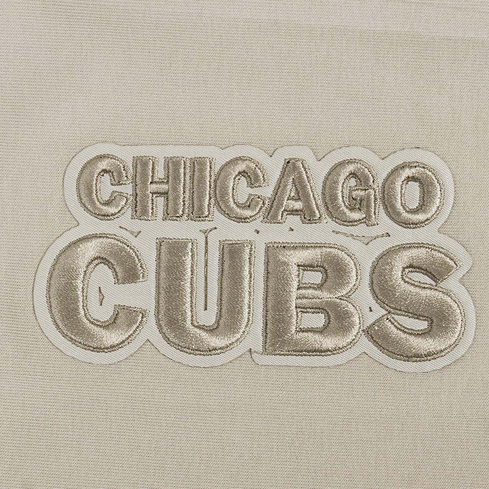 Pro Standard Women's MLB Chicago Cubs Neutral HW Jersey Legging -Tan - TAN Thumbnail View 5