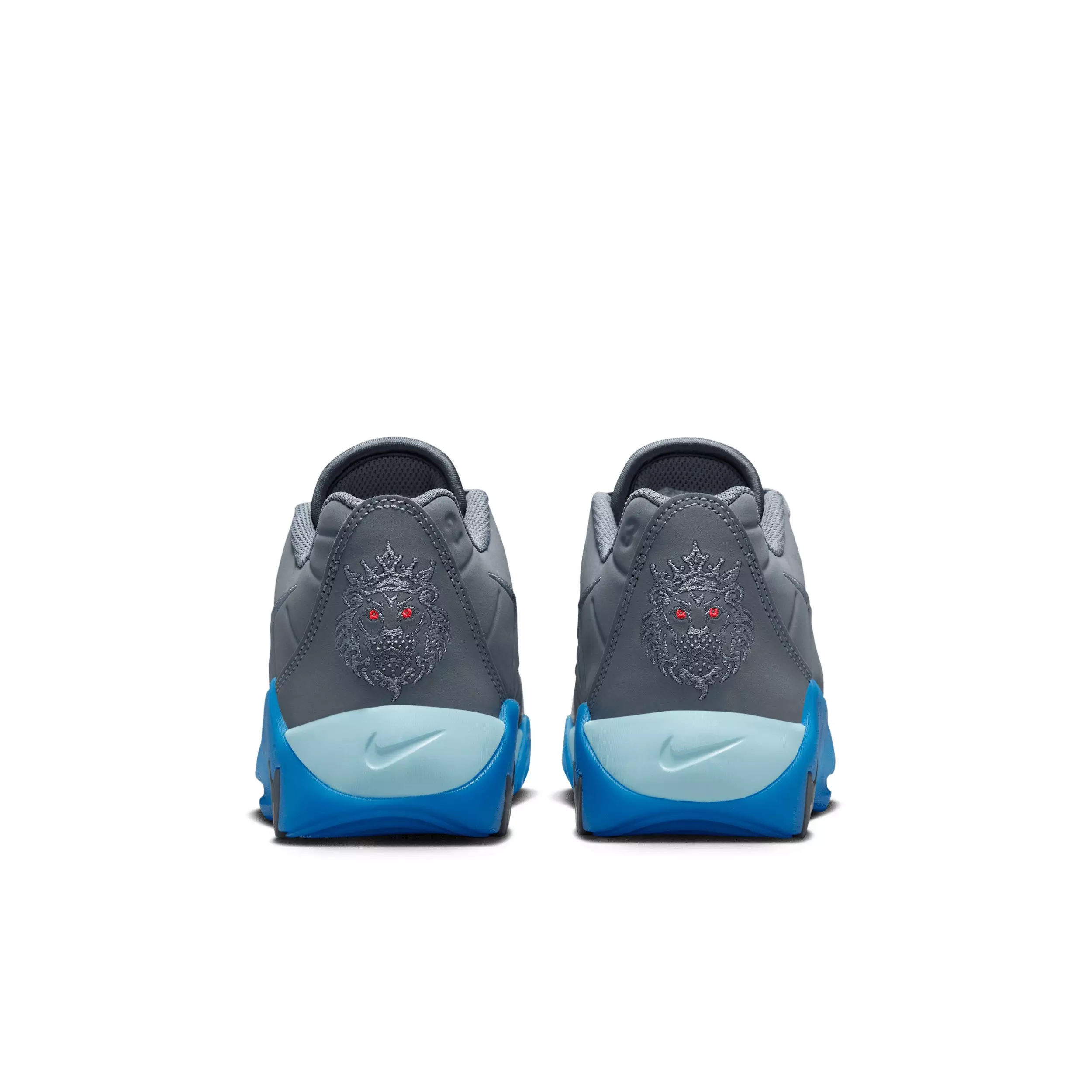 Nike LeBron Witness 9 "Cool Grey/Psychic Blue/Glacier Ice/Blue" Grade School Boys' Basketball Shoe - GREY/BLUE/ICE/BLUE
