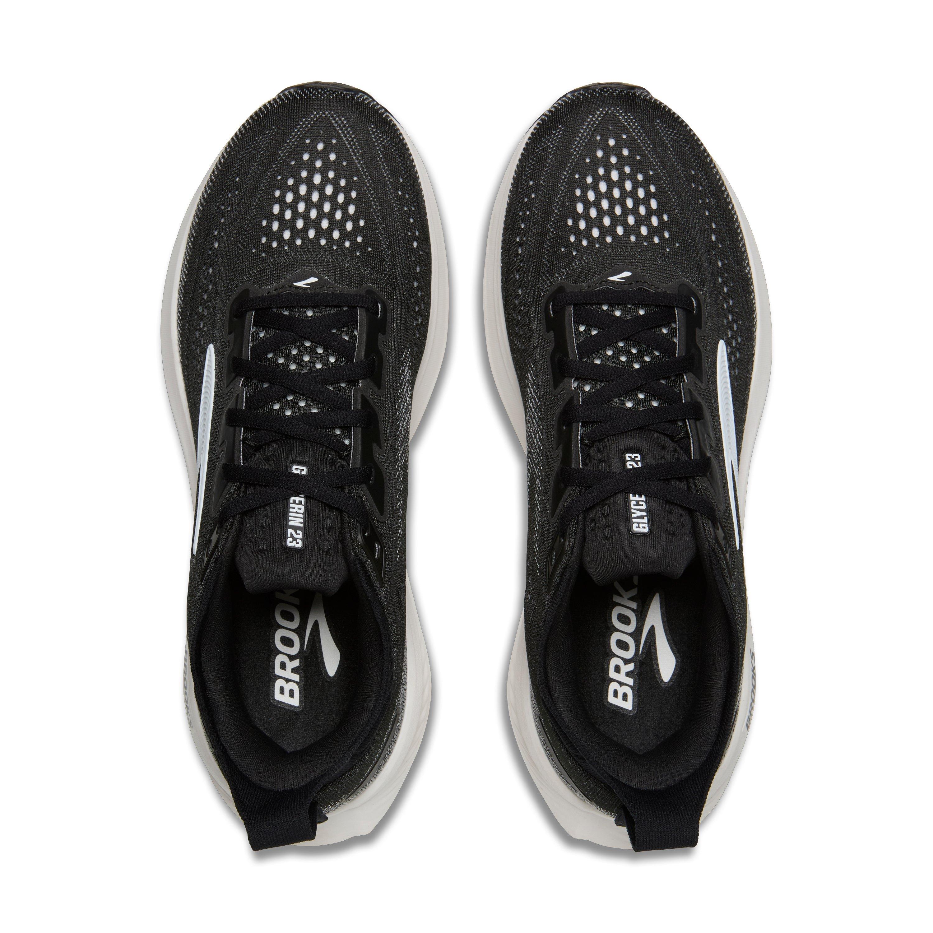 Brooks Glycerin 23 "Black/Grey/White" Men's Wide Running Shoe - BLACK/GREY/WHITE