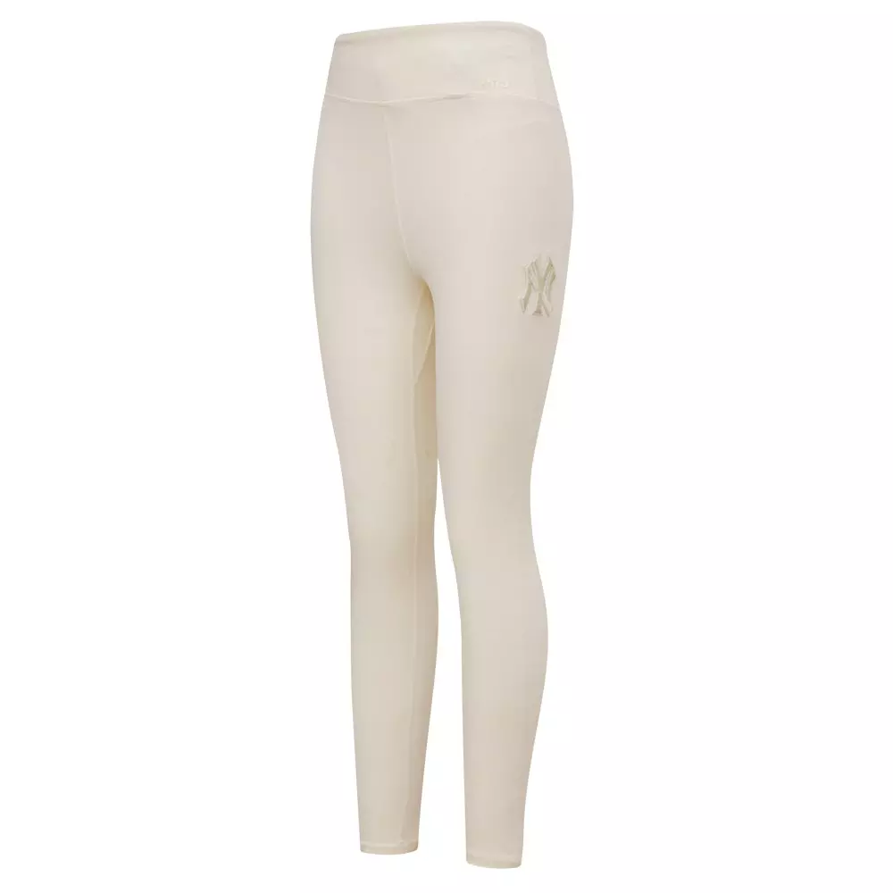 Pro Standard Women's MLB New York Yankees Neutral HW Jersey Legging - Cream - CREAM