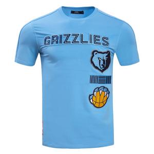 Pro Standard Men's NBA Memphis Grizzlies Retro Classic SJ Striped Tee -Blue
