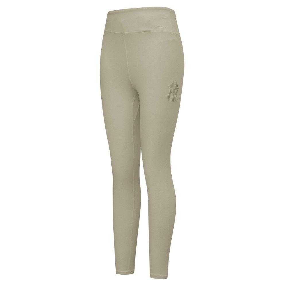 Pro Standard Women's MLB New York Yankees Neutral HW Jersey Legging -Tan - TAN Thumbnail View 3