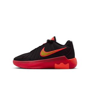 Nike LeBron Witness 9 "Black/University Red/Bright Crimson/Gold" Grade School Boys' Basketball Shoe