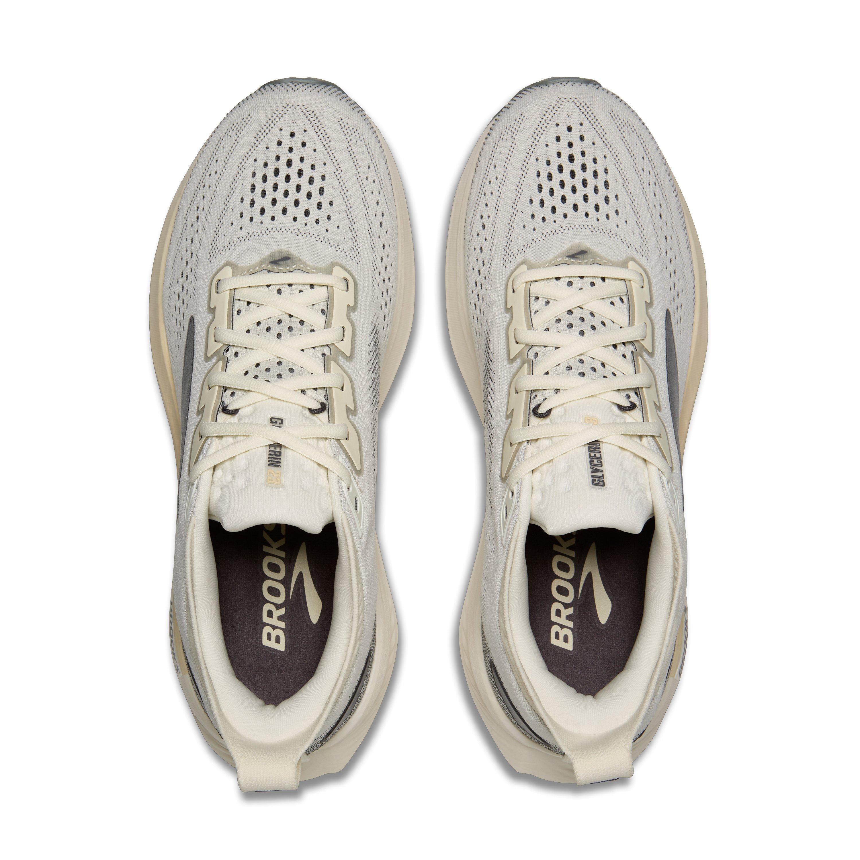Brooks Glycerin 23 "Coconut/Bleached Sand/Grey" Men's Running Shoe - COCONUT/SAND/GREY