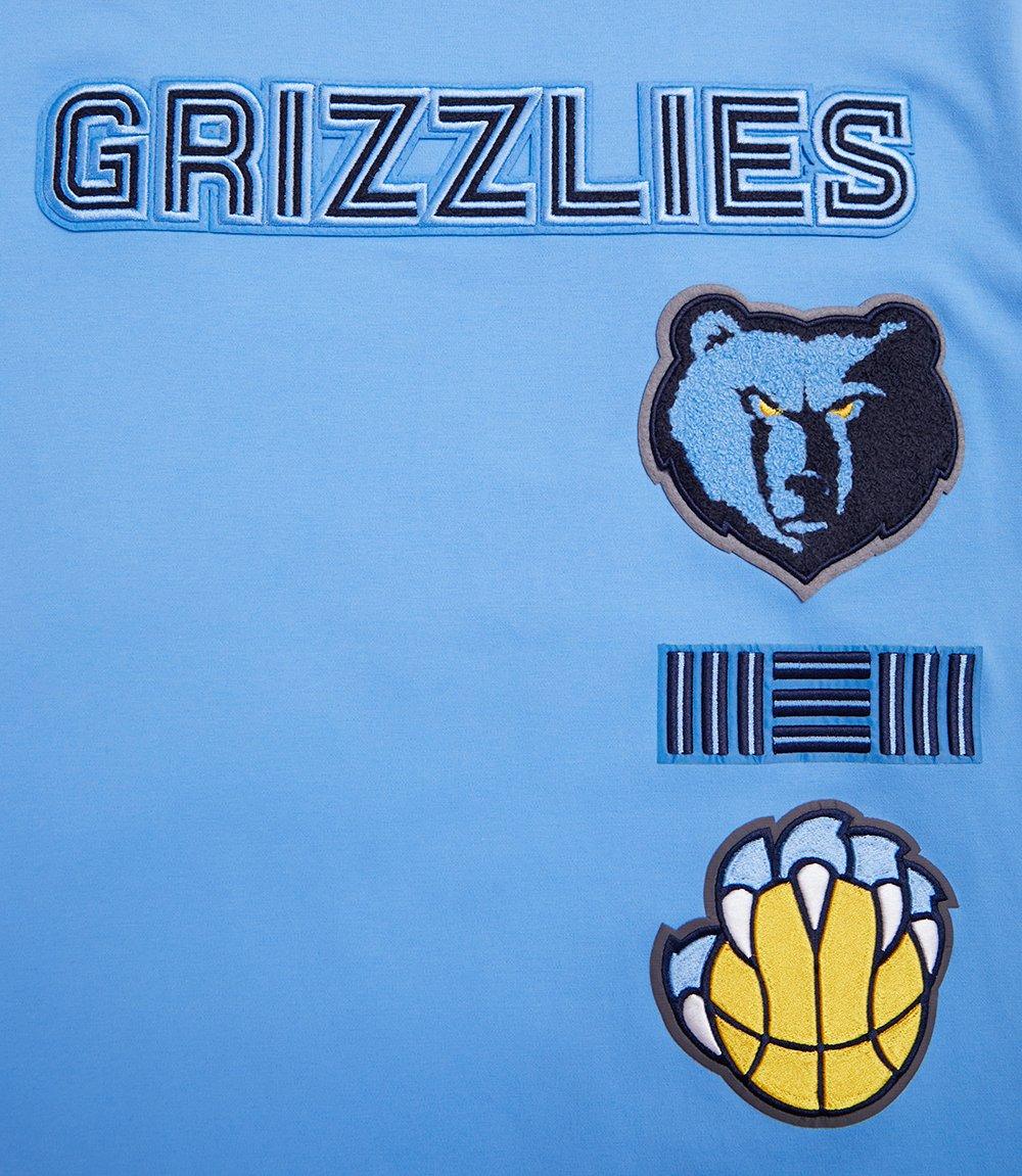 Pro Standard Men's NBA Memphis Grizzlies Retro Classic Double Knit Tee -Blue - BLUE Thumbnail View 5