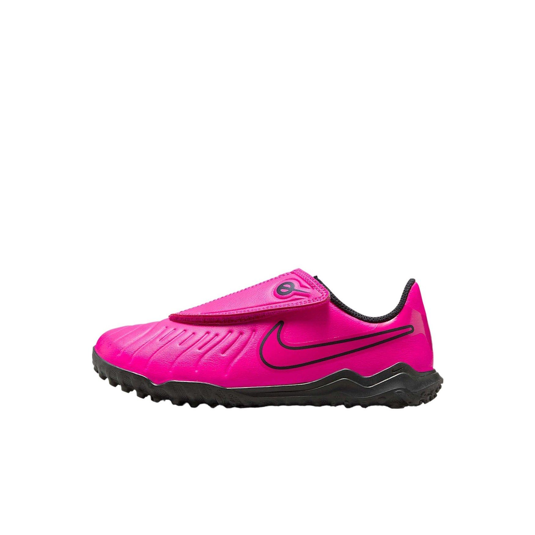 Nike Jr. Tiempo Legend 10 Club Turf Preschool Kids' "Fierce Pink/Black" Soccer Shoe