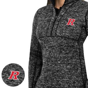 Antigua Women's Rutgers Scarlet Knights  Fortune Half-Zip Pullover Jacket
