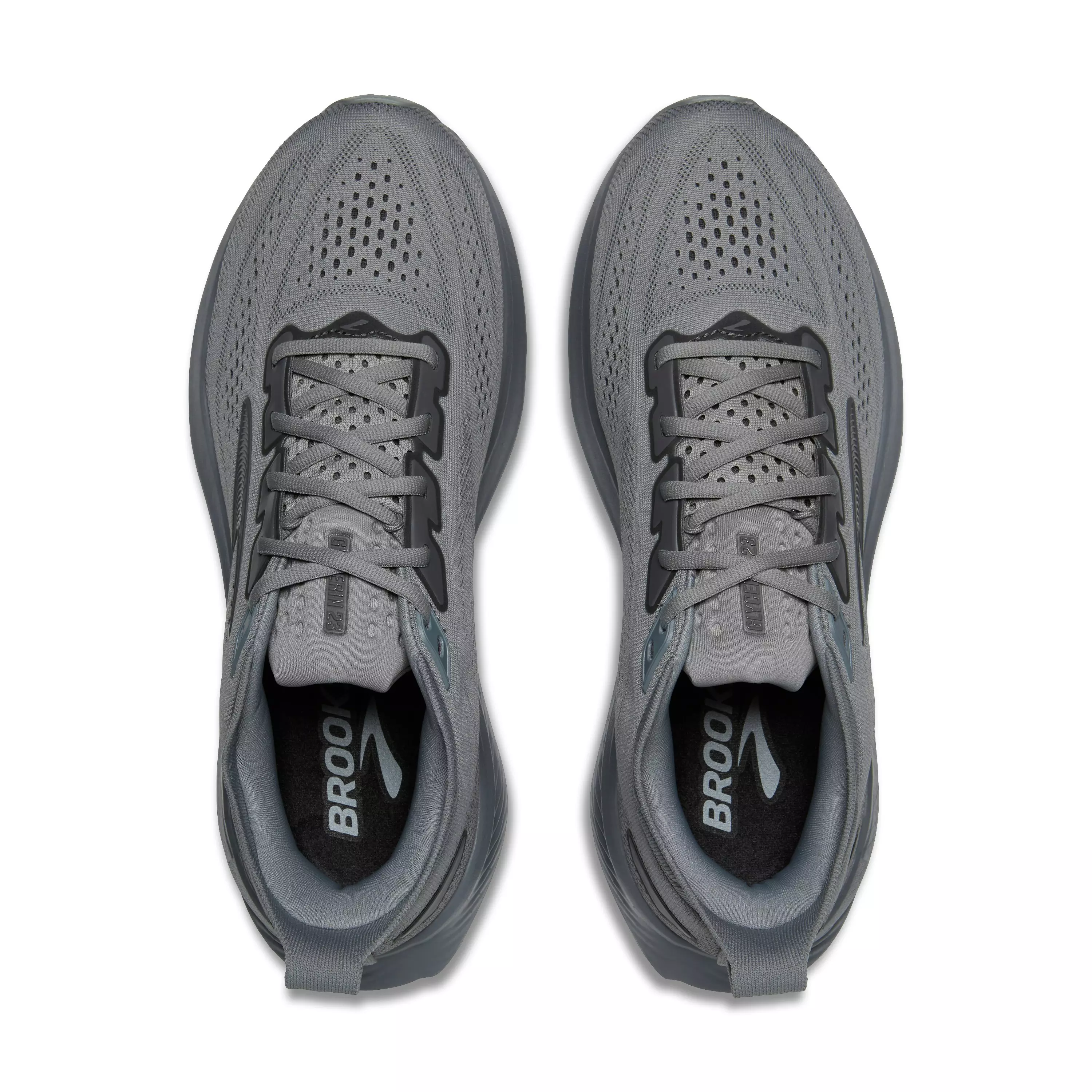 Brooks Glycerin 23 "Grey/Blackened Pearl/Black" Men's Wide Running Shoe - GREY/PEARL/BLACK