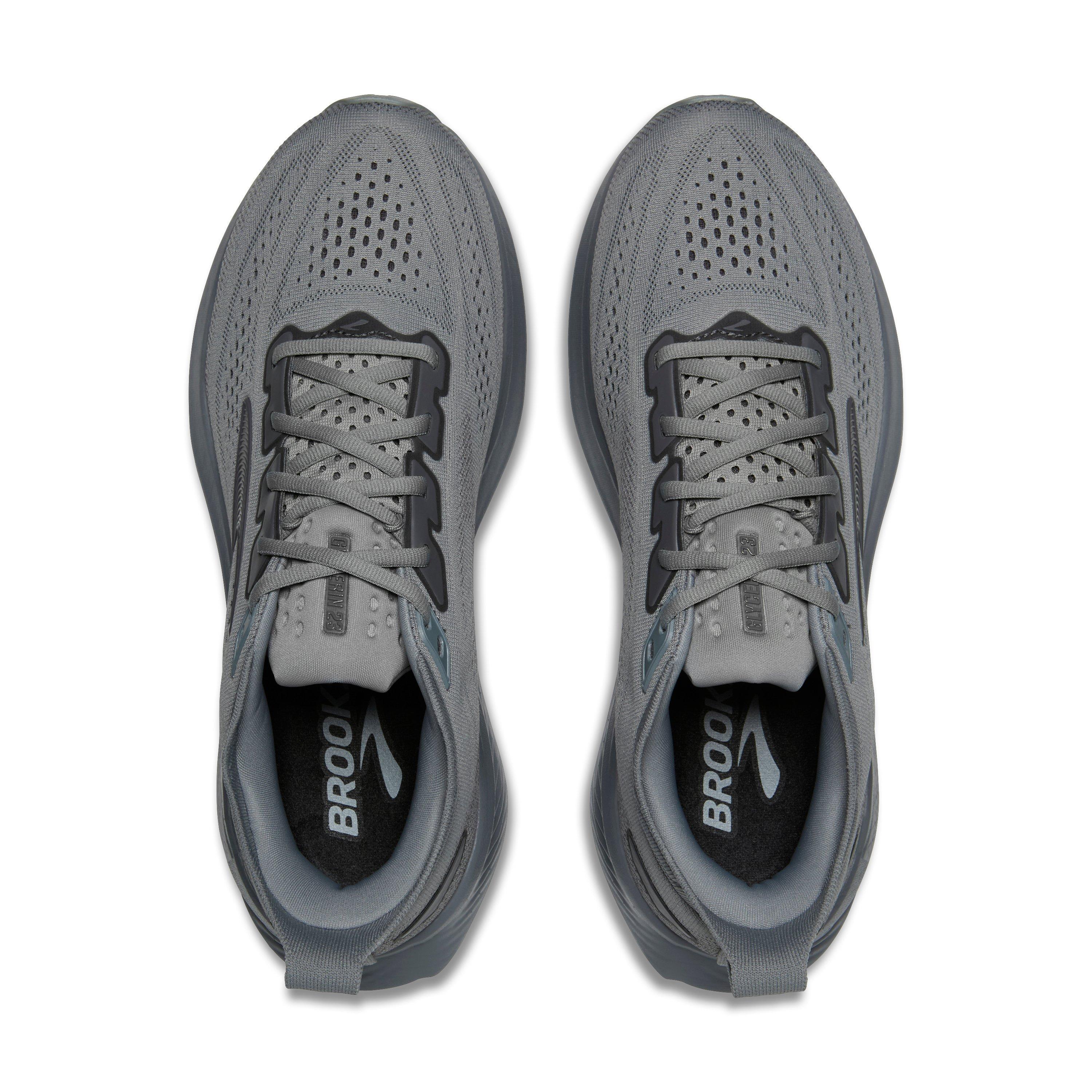 Brooks Glycerin 23 "Grey/Blackened Pearl/Black" Men's Extra Wide Running Shoe - GREY/PEARL/BLACK