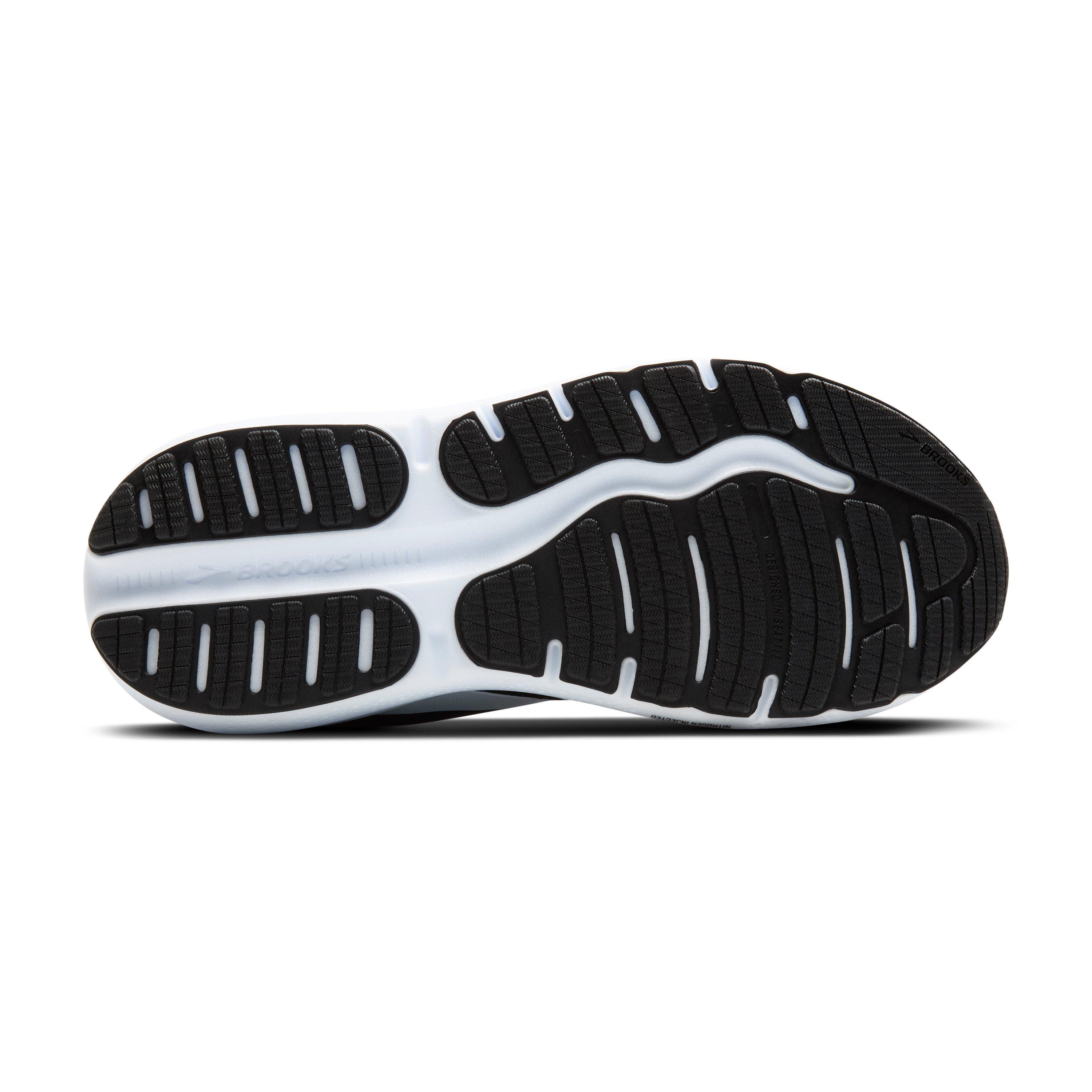 Brooks Ghost Max 2 "Black/White/Fiery Red" Men's Running Shoe - BLACK/WHITE/RED Thumbnail View 7