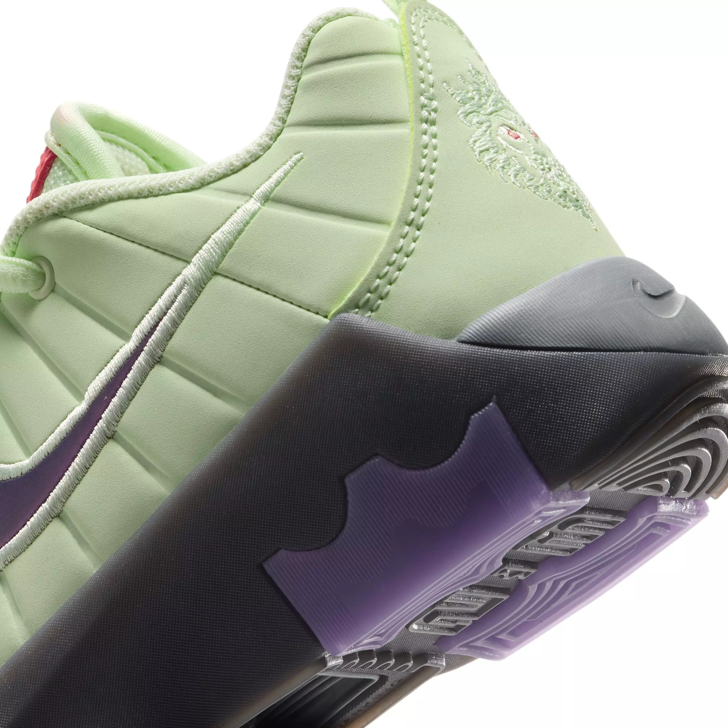 Nike LeBron Witness 9 "Volt Tint/Black/Smoke Grey/Multi-Color" Preschool Boys' Basketball Shoe - VOLT/BLACK/GREY/MULTICOLOR