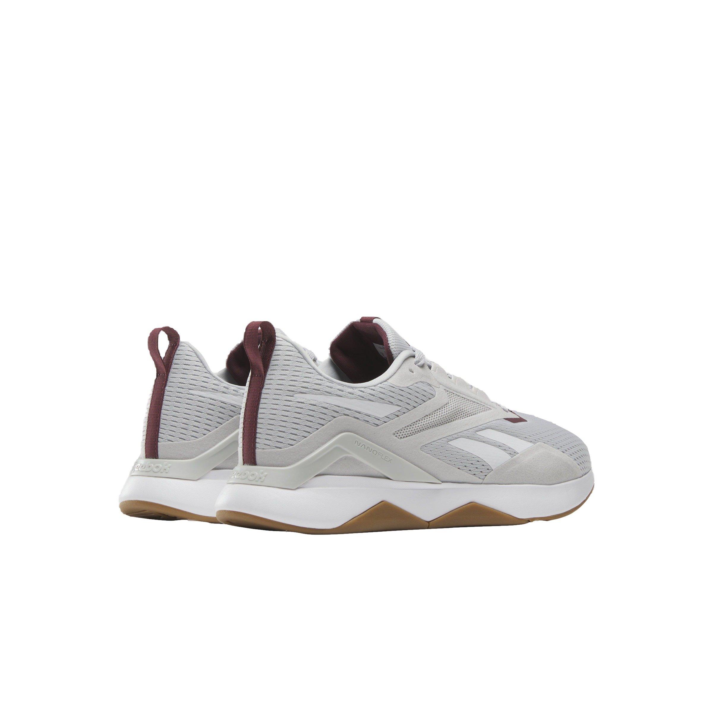 Reebok Nanoflex TR 2 "Steely Fog/Cold Grey 1/Classic Maroon" Men's Training Shoe - STEELY/GREY/MAROON Thumbnail View 3