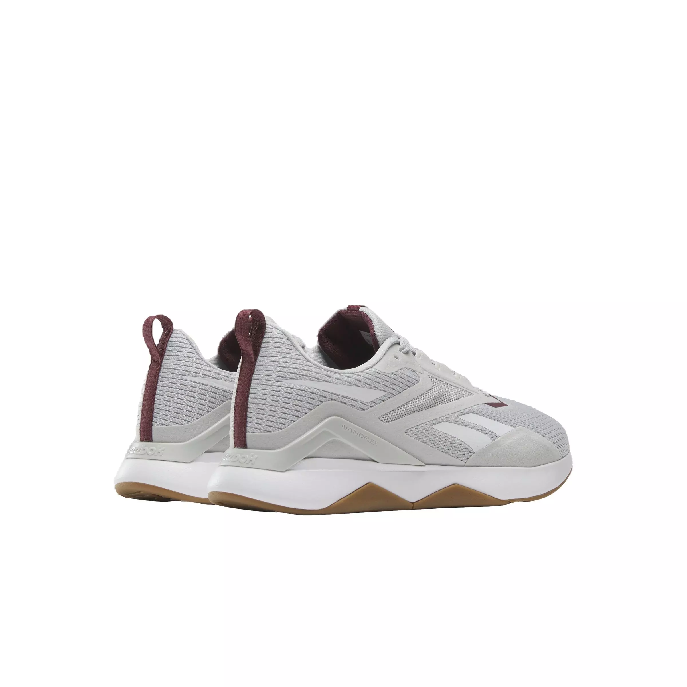 Reebok Nanoflex TR 2 "Steely Fog/Cold Grey 1/Classic Maroon" Men's Training Shoe - STEELY/GREY/MAROON