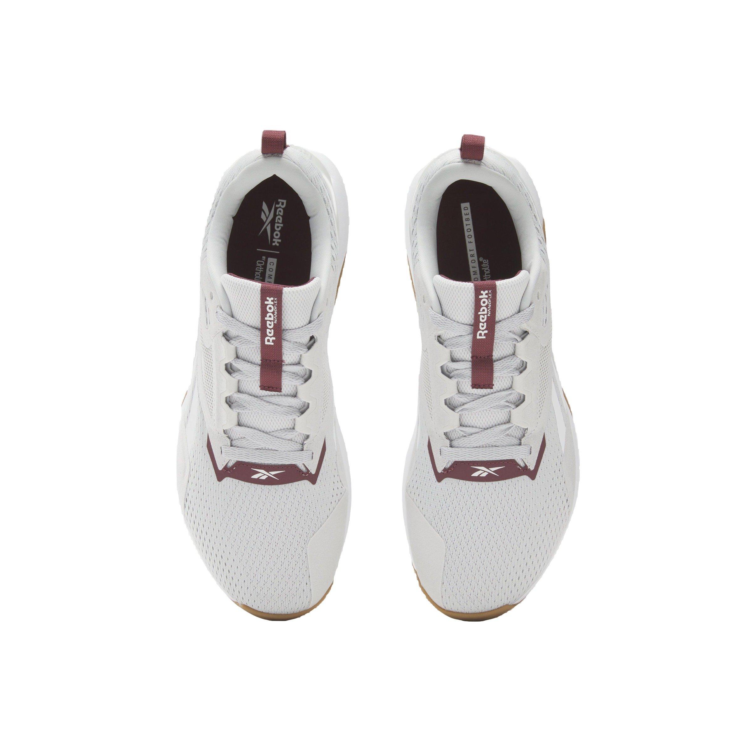 Reebok Nanoflex TR 2 "Steely Fog/Cold Grey 1/Classic Maroon" Men's Training Shoe - STEELY/GREY/MAROON Thumbnail View 4