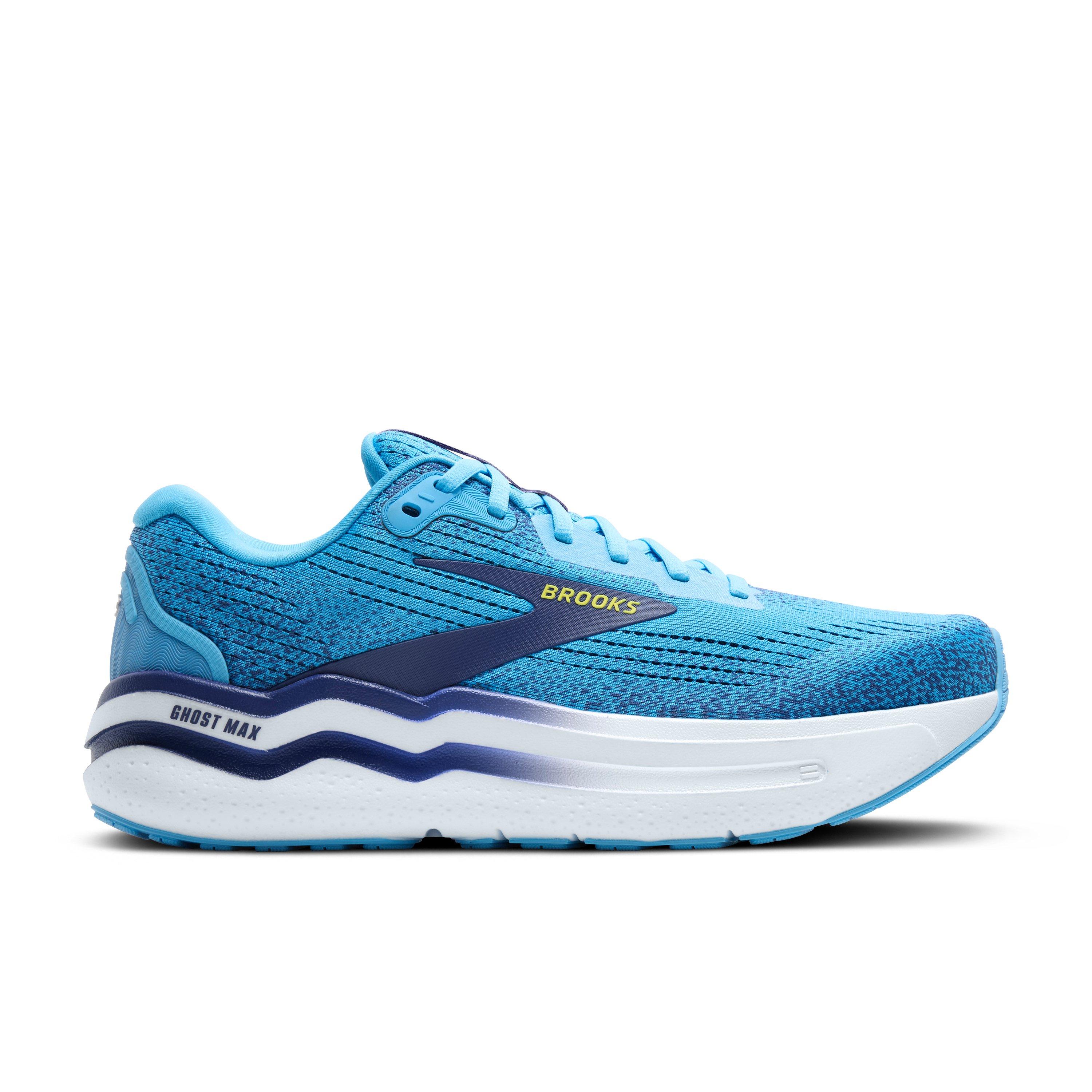 Brooks Ghost Max 2 "Blue/Blue Ribbon/Yellow" Men's Running Shoe - BLUE/BLUE/YELLOW Thumbnail View 1