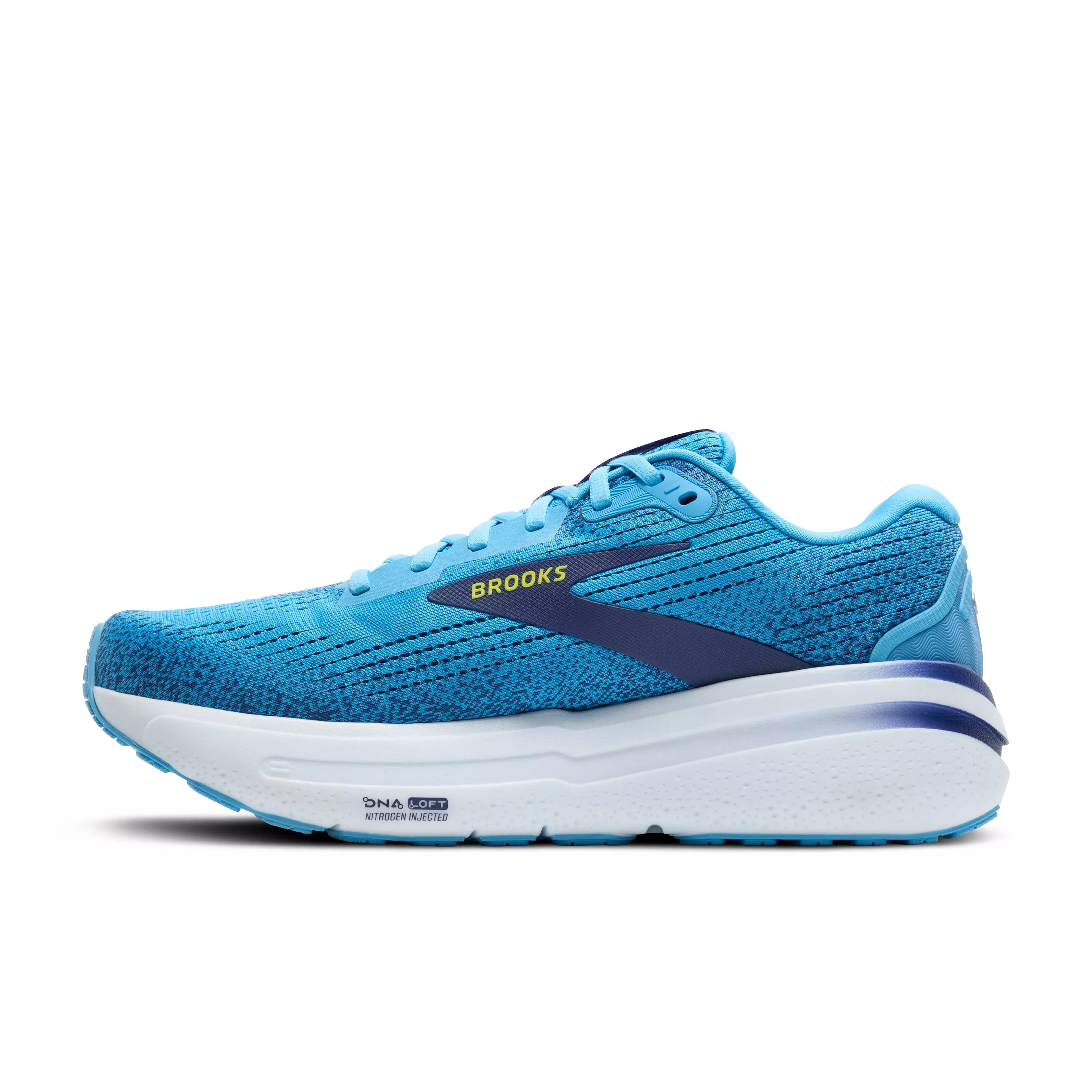 Brooks Ghost Max 2 "Blue/Blue Ribbon/Yellow" Men's Running Shoe - BLUE/BLUE/YELLOW