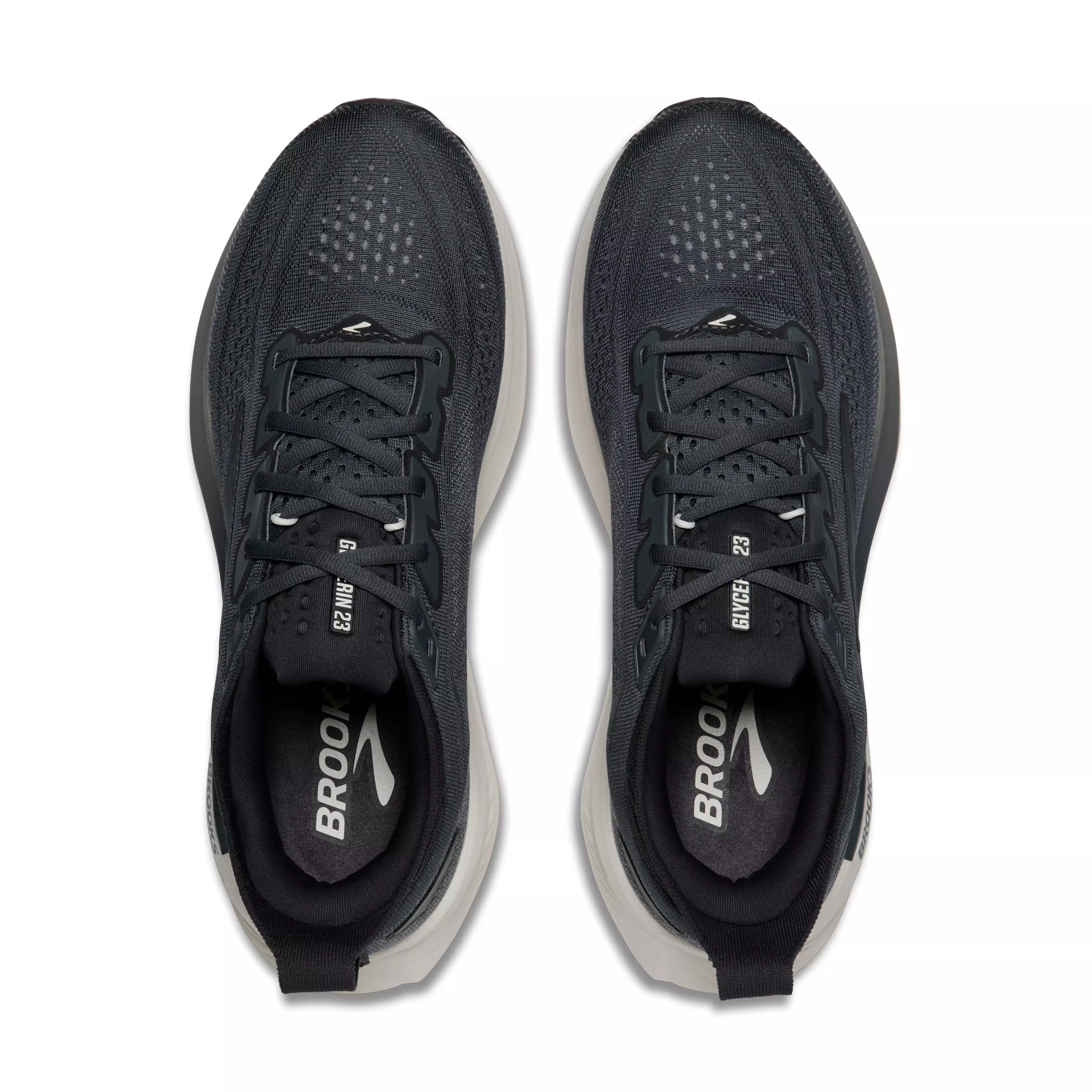 Brooks Glycerin 23 "Turbulence/Ebony/Clear" Men's Running Shoe - TURBULENCE/EBONY/CLEAR