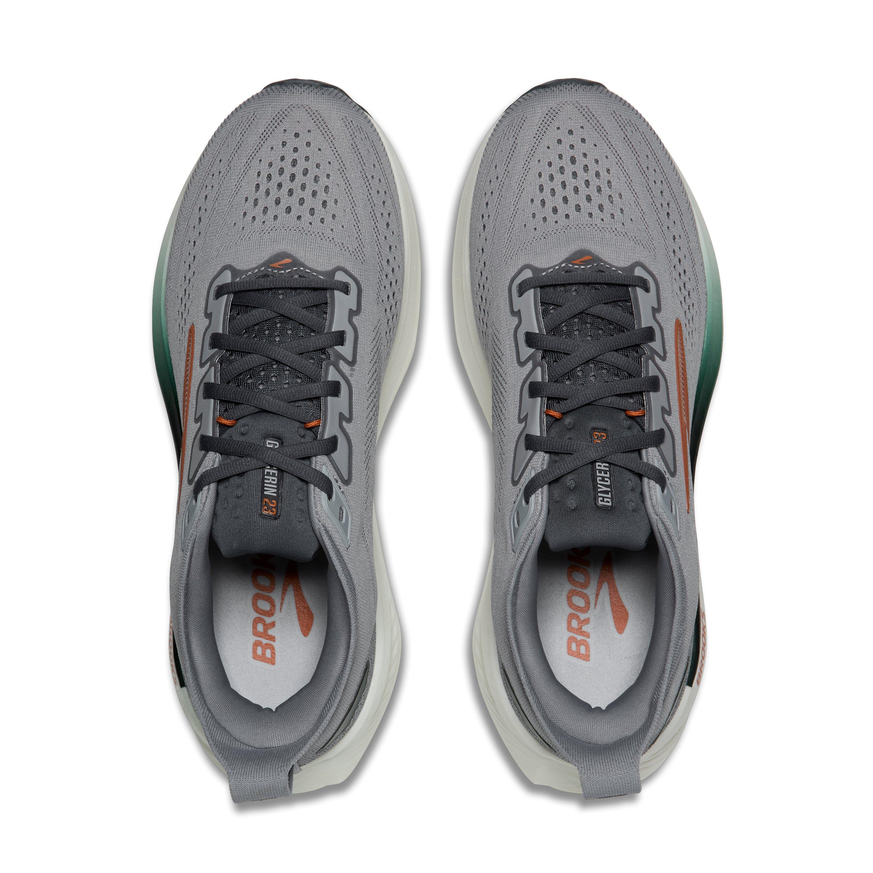 Brooks Glycerin 23 "Weathervane/Bombay Brown/Clear" Men's Running Shoe - WEATHERVANE/BROWN/CLEAR
