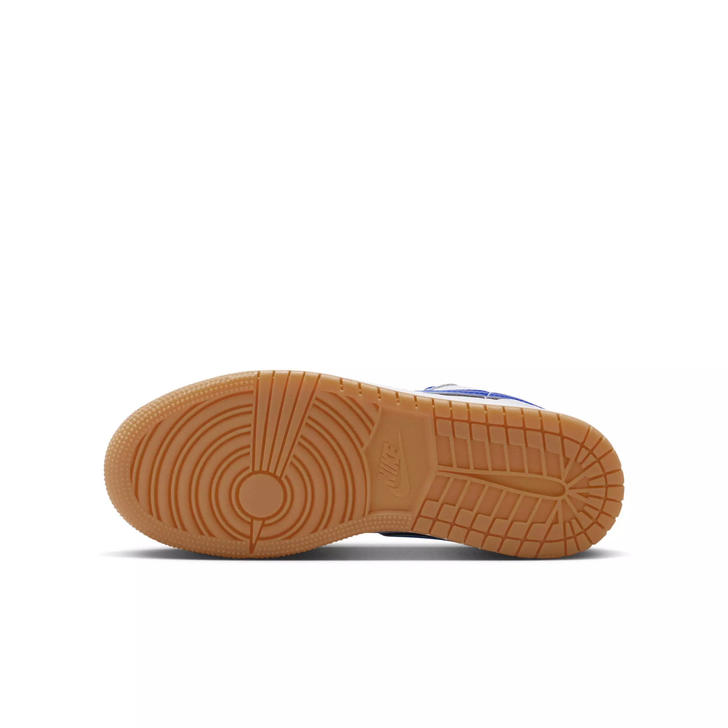 Jordan 1 Low SE "White/Old Royal/Gum Yellow/University Red" Grade School Boys' Shoe - WHITE/ROYAL/YELLOW/RED